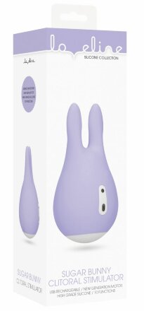 Фиолетовый клиторальный стимулятор Sugar Bunny - 9,5 см. 