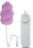 Фиолетовое виброяйцо Swirl Bullet with Silicone Sleeve 
