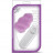 Фиолетовое виброяйцо Swirl Bullet with Silicone Sleeve 