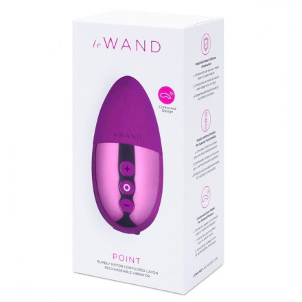 Фиолетовый утяжеленный премиум-вибратор Le Wand Point 