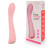 Нежно-розовый вибромассажер 6  Silicone G-Spot Fun - 19,1 см. 