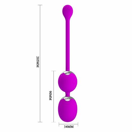 BI-014548 / Baile Pretty Love Werner Вагинальные виброшарики на сцепке  