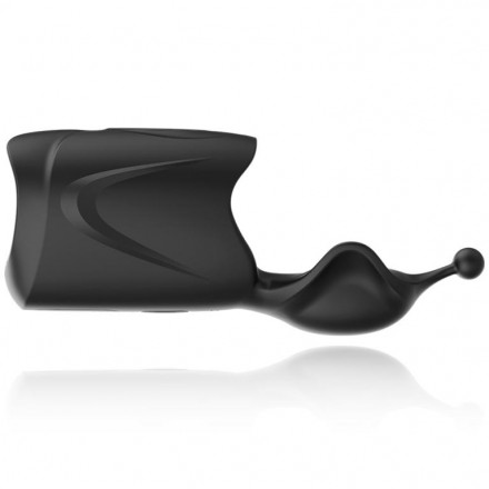 Черный мастурбатор Jamyjob Rechargeable Head Stroker Masturbator 