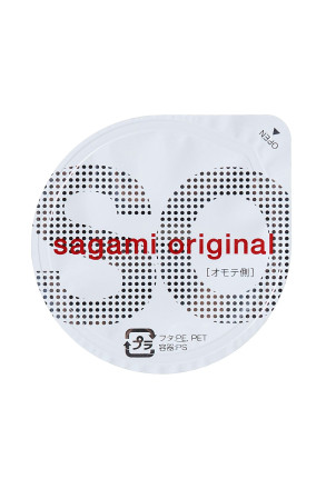 Ультратонкий презерватив Sagami Original - 1 шт. 