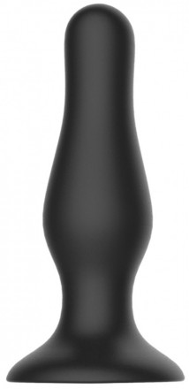 Черная анальная пробка Self Penetrating Butt Plug № 67 - 12,7 см. 