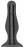 Черная анальная пробка Self Penetrating Butt Plug № 67 - 12,7 см. 