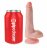 Телесный фаллоимитатор с мошонкой и присоской 6&quot; Cock with Balls - 17,8 см. 