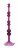 Фиолетовая анальная цепочка на присоске LOVE THROB PURPLE - 17,8 см.  