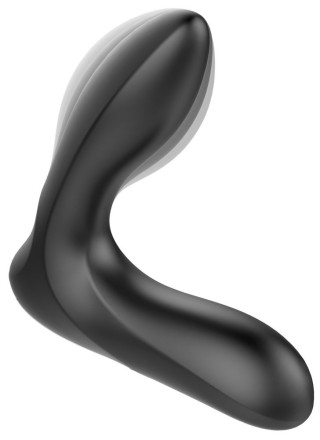 Черная анальная втулка с вибрацией и функцией расширения Inflatable Vibrating Prostate Plug 
