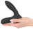 Черная анальная втулка с вибрацией и функцией расширения Inflatable Vibrating Prostate Plug 