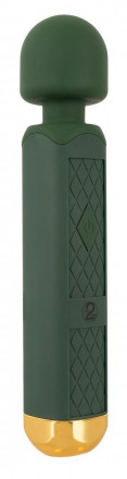 Зеленый wand-вибромассажер Luxurious Wand Massager - 22,2 см. 