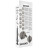Черный вибратор на присоске Basecock Realistic Vibrator 2in1 - 18,5 см. 