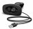 Чёрная вибровтулка с ротацией шариков RIMMING REMOTE CONTROL PLUG BLACK - 15,2 см. 