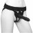 Черный полый страпон с креплением Body Extensions BE Strong - 19,05 см. 