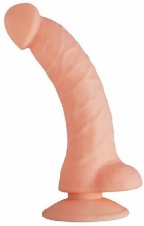 Телесный фаллоимитатор SEDUCER Bended Lust - 18,5 см. 