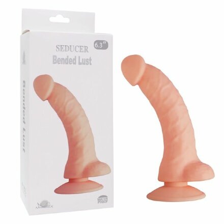 Телесный фаллоимитатор SEDUCER Bended Lust - 18,5 см. 