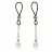 Подвески на соски с прозрачными капельками Non-Piercing Nipple Jewelry Crystal Teardrop 
