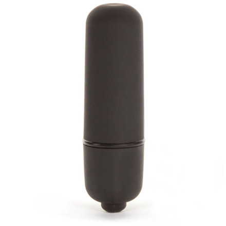 Черная вибропуля X-Basic Bullet Mini One Speed - 5,9 см. 