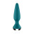 Бирюзовая анальная пробка с вибрацией Satisfyer Plug-ilicious 1 - 13,5 см. 
