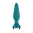 Бирюзовая анальная пробка с вибрацией Satisfyer Plug-ilicious 1 - 13,5 см. 