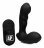 Черный стимулятор простаты Alpha-Pro 7X P-Milker Silicone Prostate Stimulator with Milking Bead 