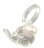 Прозрачное эрекционное кольцо с виброэлементом GOOD VIBES COCKRING RABBIT 