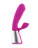 Розовый интерактивный вибратор Kiiroo Ohmibod Fuse - 18 см. 