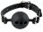 Силиконовый кляп-шар с отверстиями для дыхания Silicone Breathable Ball Gag Small 