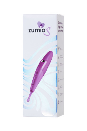 Фиолетовый стимулятор клитора с ротацией Zumio S 