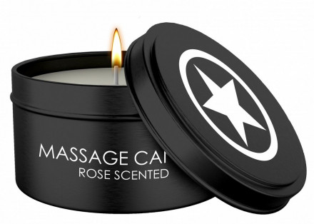 Массажная свеча с ароматом розы Massage Candle 