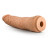 Насадка-фаллоимитатор для трусиков с плугом Realistic 7.5 Inch Lock On Dildo - 19 см. 