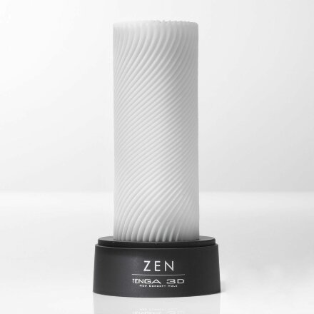 Белый 3D мастурбатор ZEN 