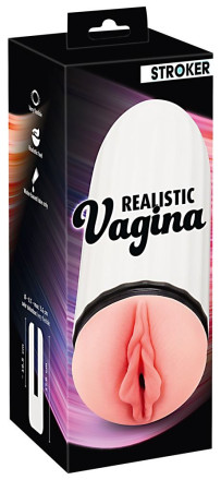 Мастурбатор-вагина Realistic Vagina в колбе 