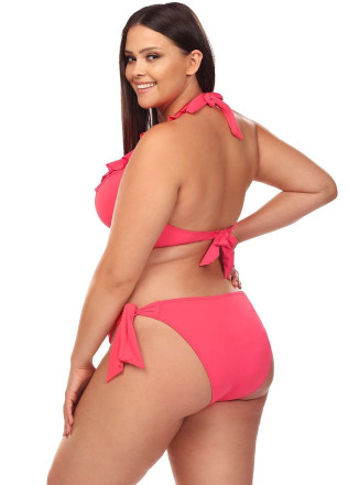 Кокетливый раздельный купальник plus size 