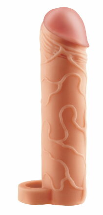 Телесная насадка с кольцом Perfect 2&quot; Extension with Ball Strap - 19 см. 