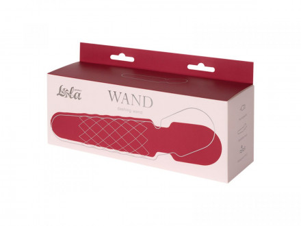 Красный вибромассажер Dashing Wand - 21 см. 