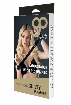 Полиуретановые манжеты на запястья с нейлоновым ремешком Adjustable Wrist Restraints 