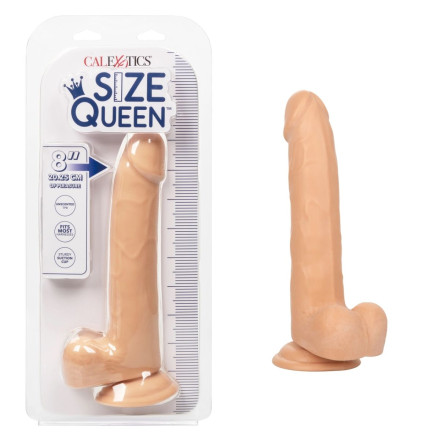 Телесный фаллоимитатор Size Queen 8  - 25,5 см. 