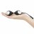 Черно-серебристые вагинальные шарики Inner Goddess Kegel Toner Balls 