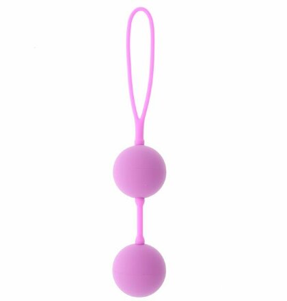 Розовые вагинальные шарики на силиконовой связке GOOD VIBES THE PERFECT BALLS PINK 