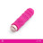 Ярко-розовая рельефная вибропуля Je Taime Silky Touch Vibrator - 9,4 см. 