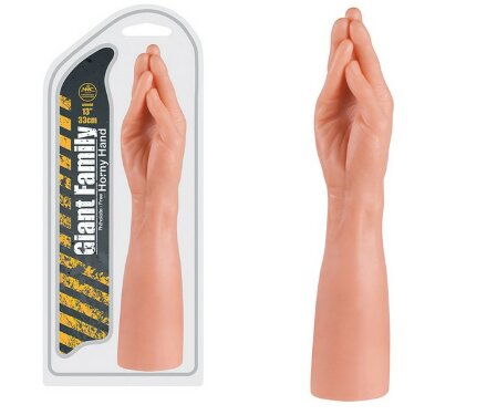 Стимулятор в форме руки HORNY HAND PALM - 33 см. 
