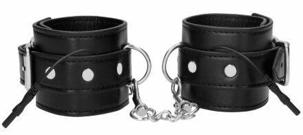 Черные наручники с электростимуляцией Electro Handcuffs 