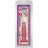 Розовая анальная пробка Crystal Jellies 5&quot; Anal Delight - 14 см. 