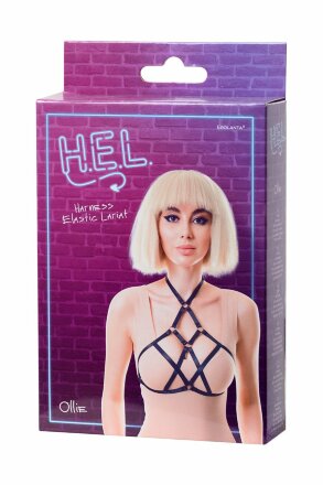Черная портупея H.E.L. Ollie 