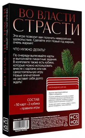 Игра для двоих &quot;Во власти страсти. Новый год погорячее!&quot; 
