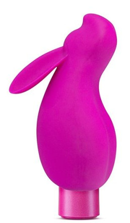 Лиловый вибромассажер-зайчик Lily - 12,06 см. 