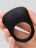 Черное эрекционное виброкольцо Sensation Rechargeable Vibrating Love Ring 