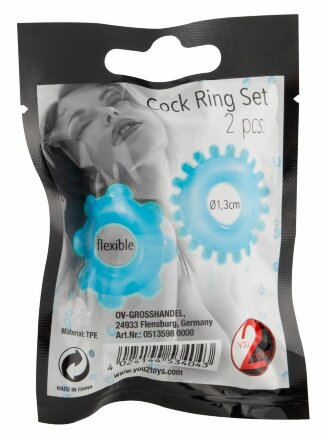 Набор из 2-х колец для пениса Penis Cock Ring 
