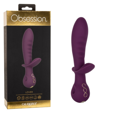 Фиолетовый универсальный вибратор Lover - 22,25 см. 